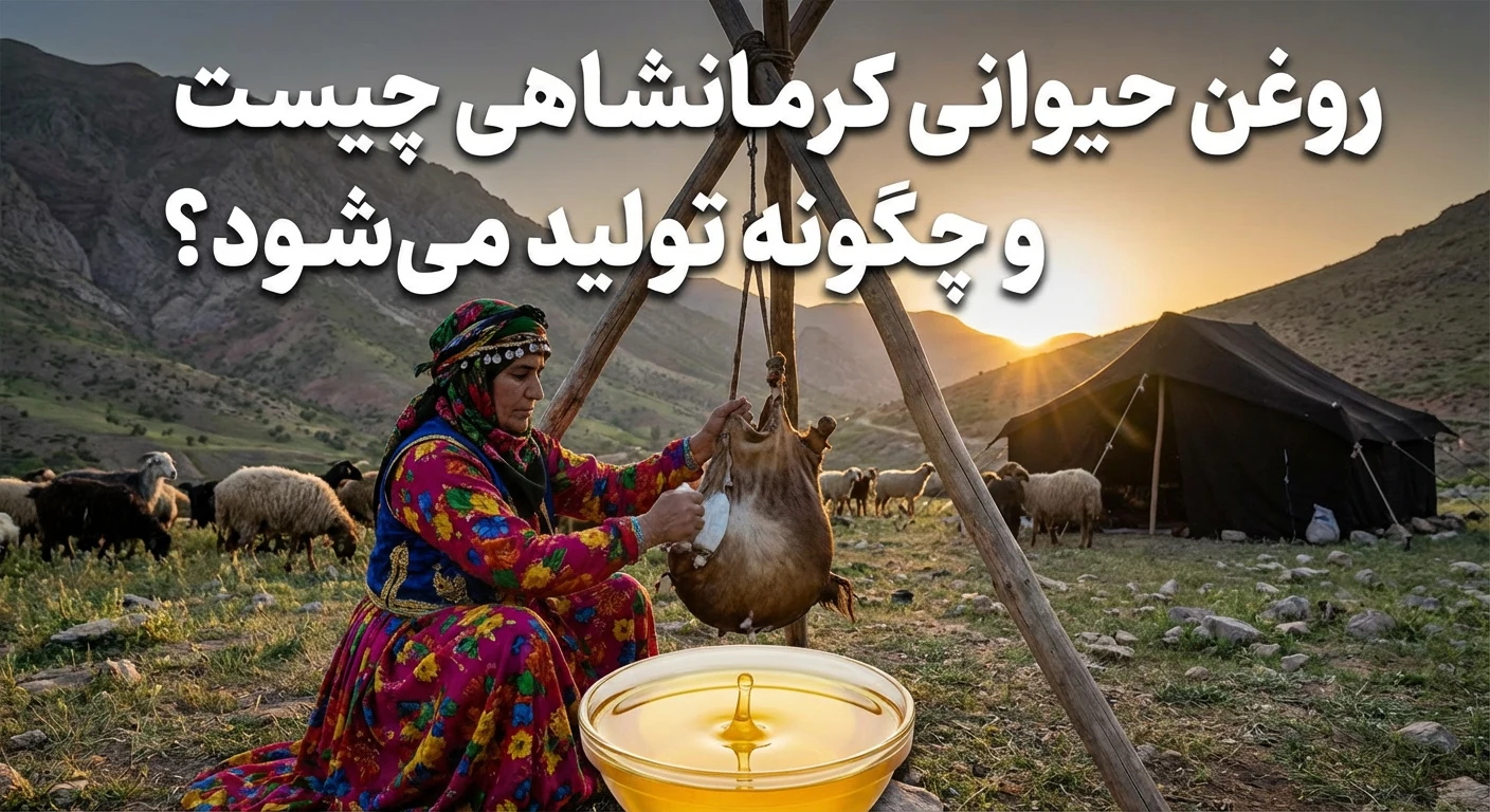 تصویر روغن حیوانی کرمانشاهی چیست و چگونه تولید می‌شود؟