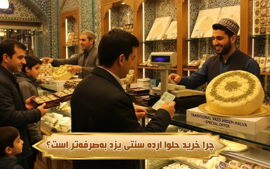 تصویر چرا خرید حلوا ارده سنتی یزد به‌صرفه‌تر است؟