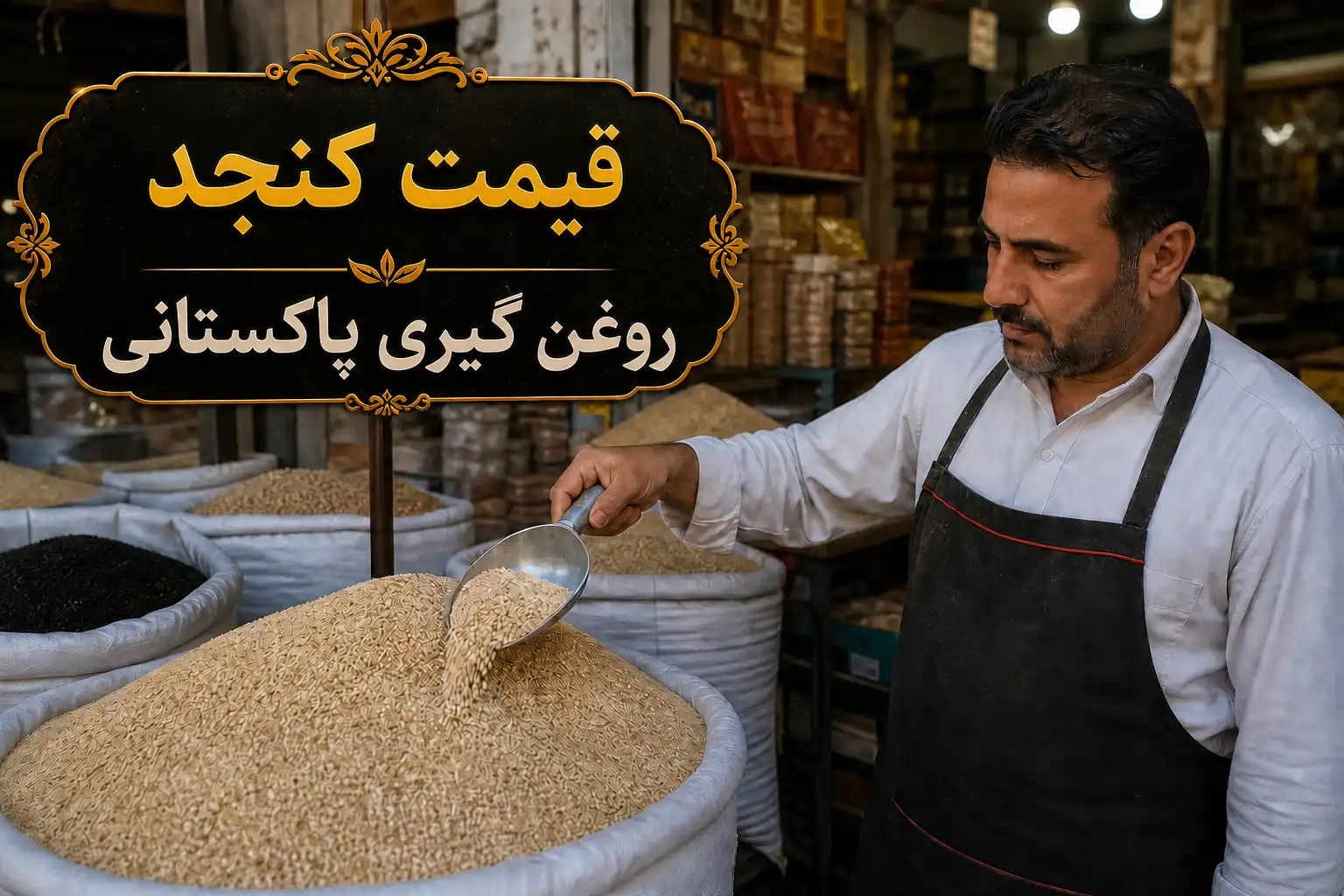 تصویر شاخص قیمت کنجد پاکستانی