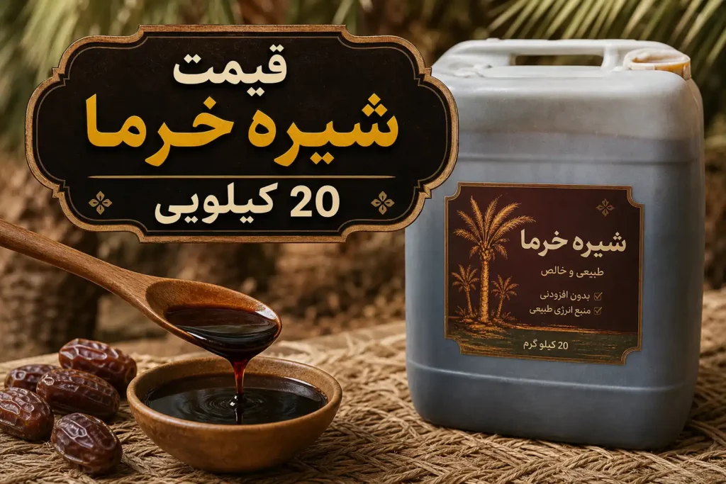 تصویر قمیت شیره خرما 20 کیلویی